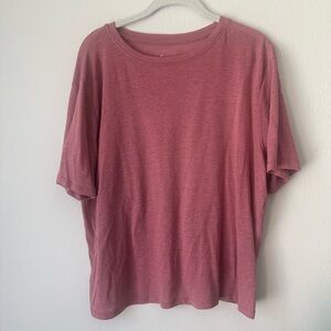 A new day linen pink t shirt large